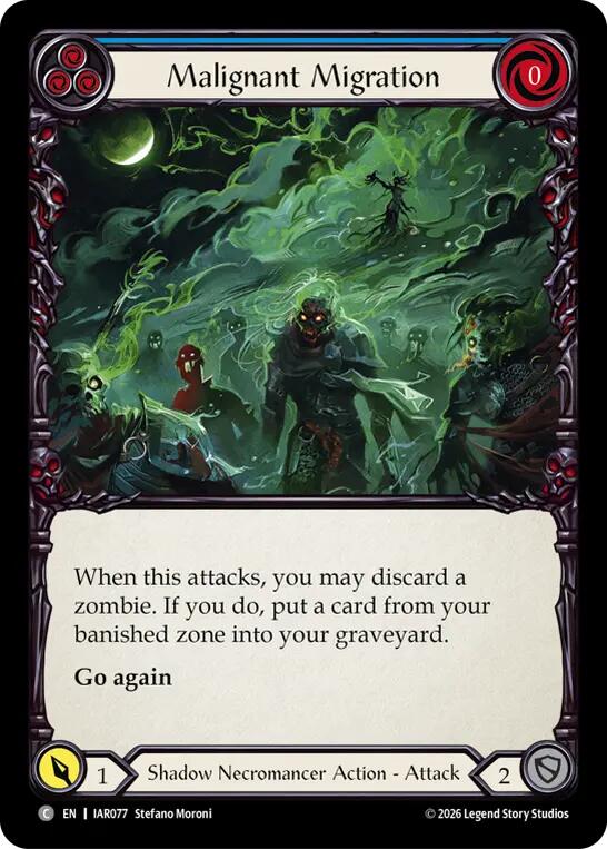 Malignant Migration (Blue) [Usurp the Shadow Throne]