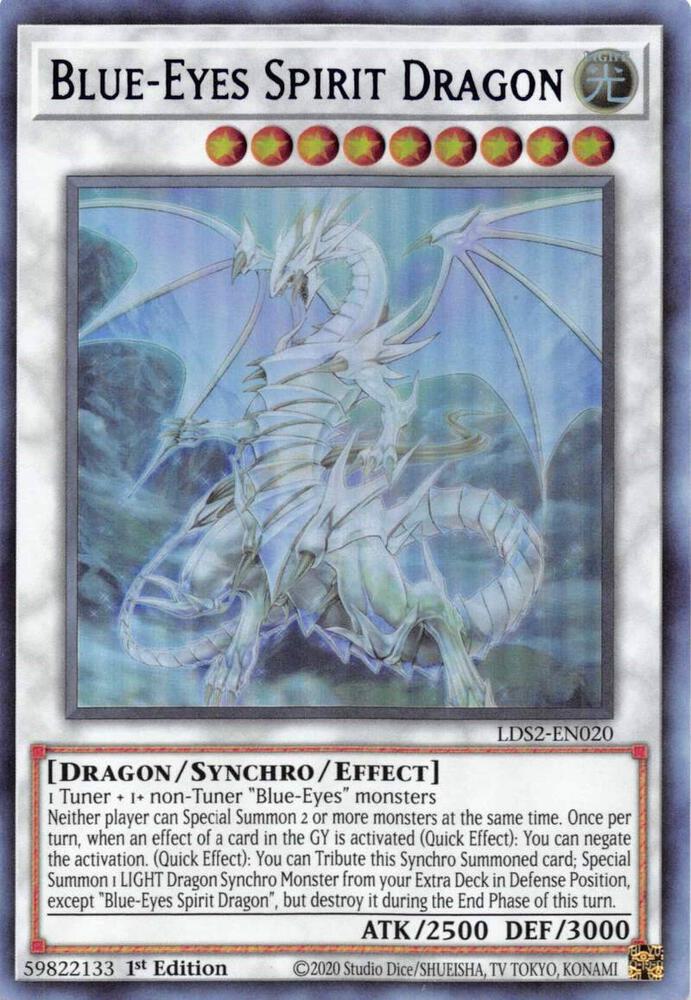 Blue-Eyes Spirit Dragon (Blue)