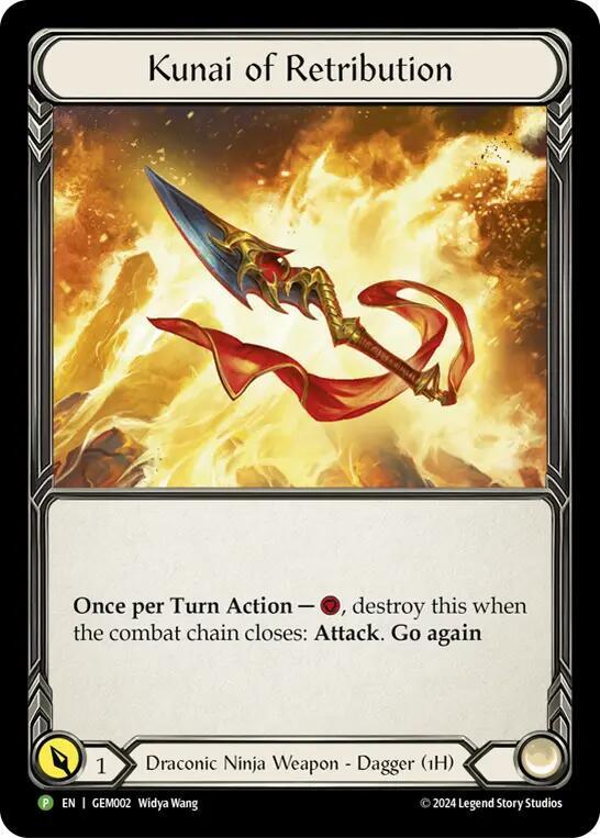 Kunai of Retribution - GEM002