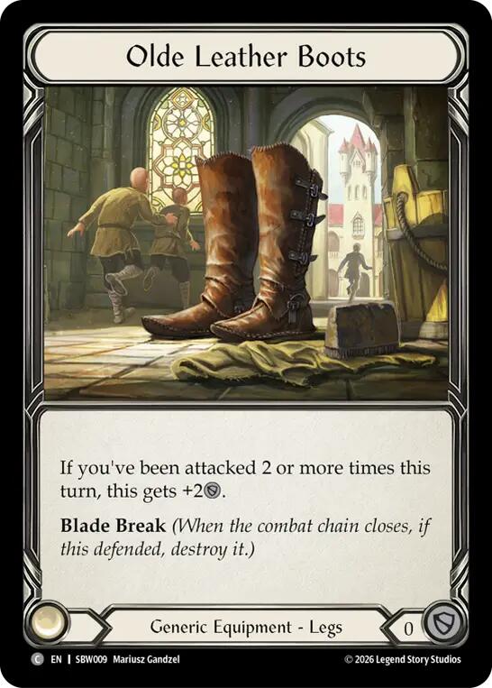 Olde Leather Boots [Silver Age: Usurp the Shadow Throne]