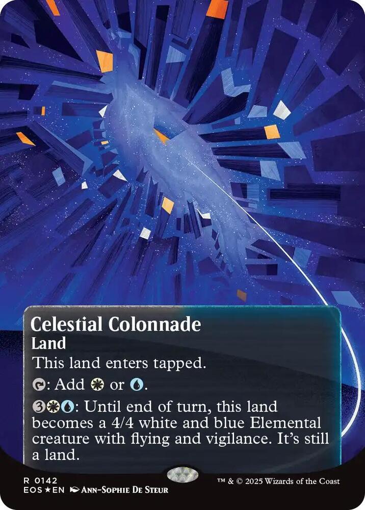 Celestial Colonnade (0142) (Borderless) (Galaxy Foil)