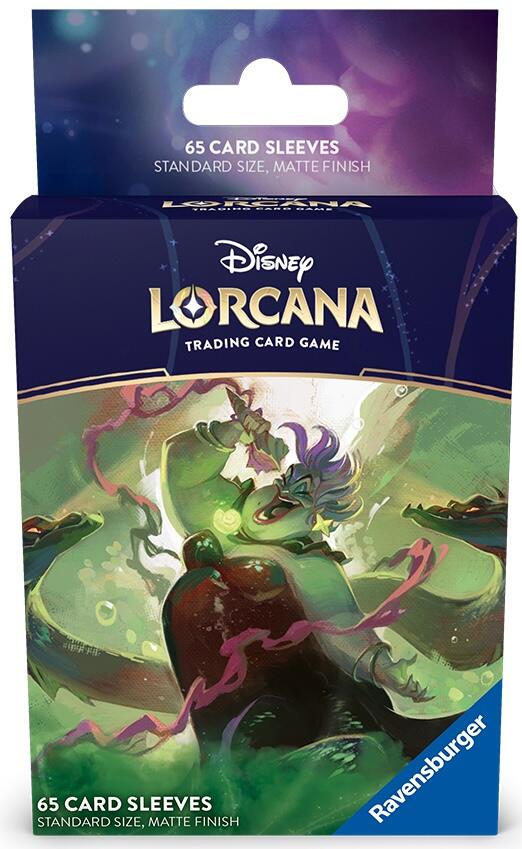 Disney Lorcana Accessories: Card Sleeves (Ursula / 65-Pack)