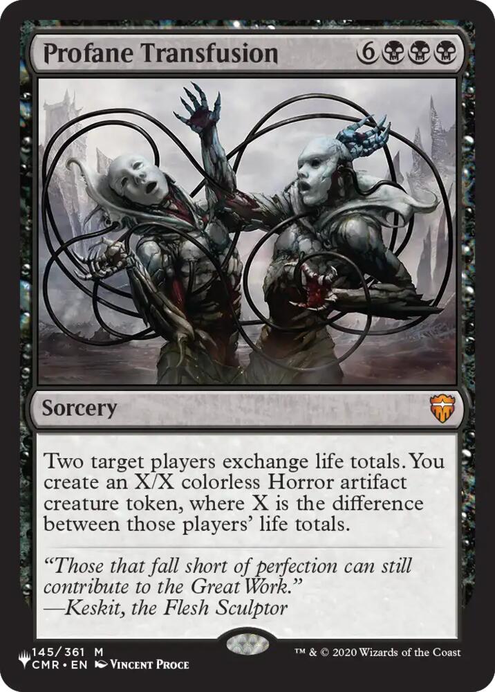 Profane Transfusion [The List Reprints]