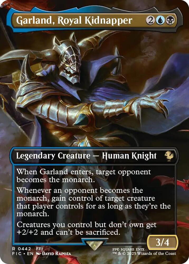 Garland, Royal Kidnapper (Borderless)