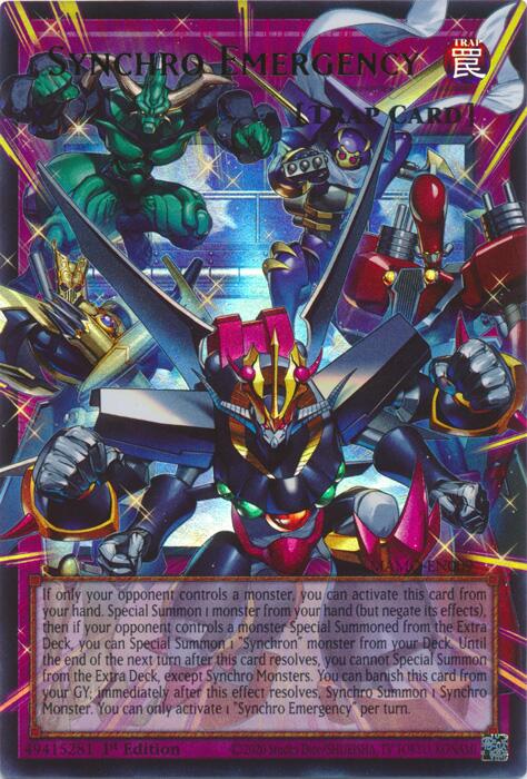 Synchro Emergency (Extended Art) [Magnificent Monsters]
