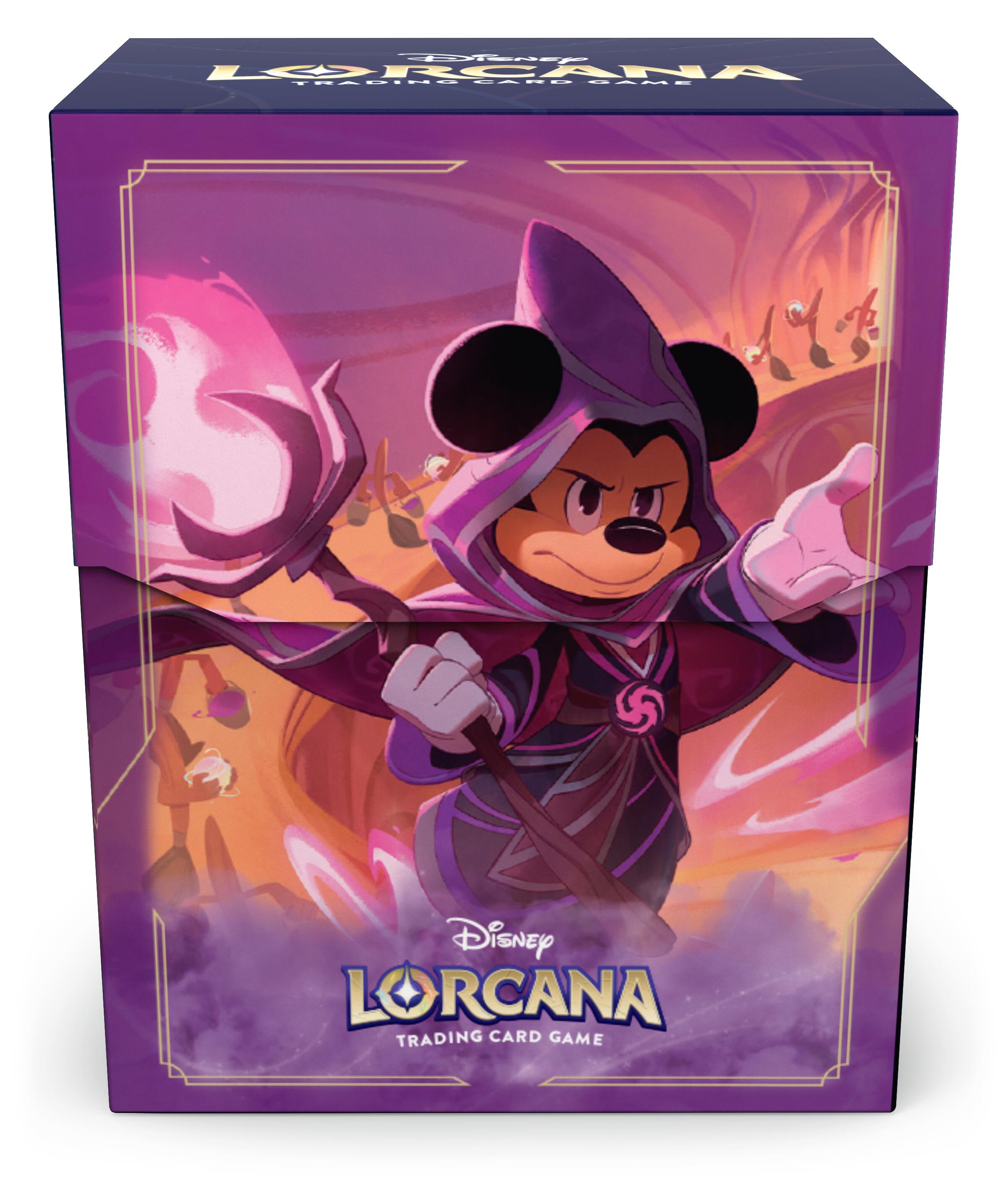 Disney Lorcana Accessories: Deck Box (Mickey Mouse, Wayward Sorcerer)