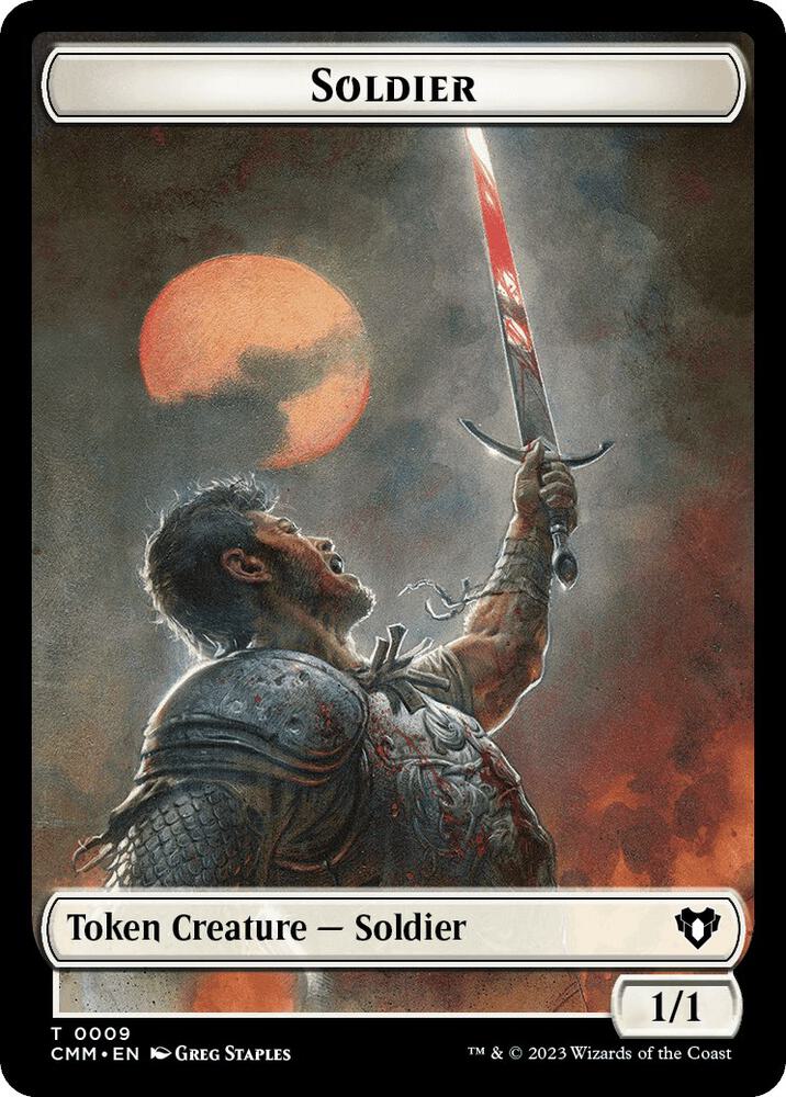 Soldier // Kor Soldier Double-sided Token