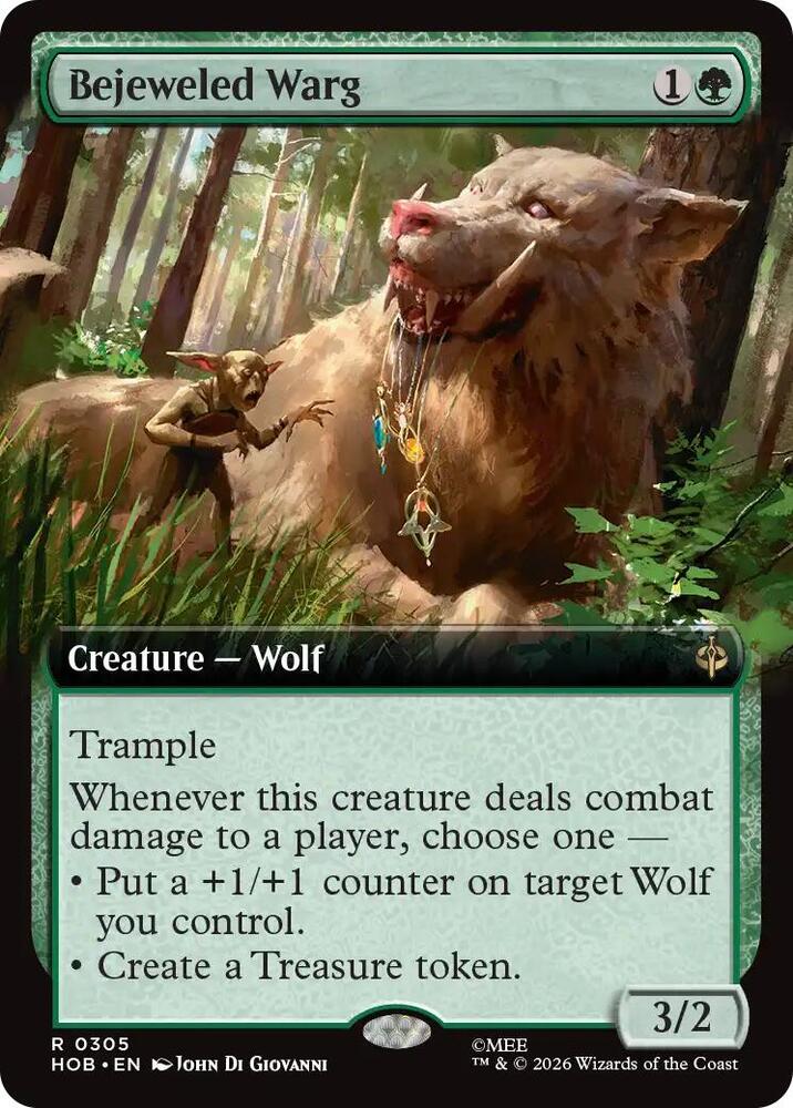 Bejeweled Warg (Extended Art)