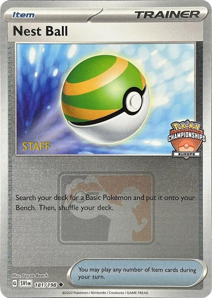 Nest Ball - 181/198 (Europe Championships) [Staff]