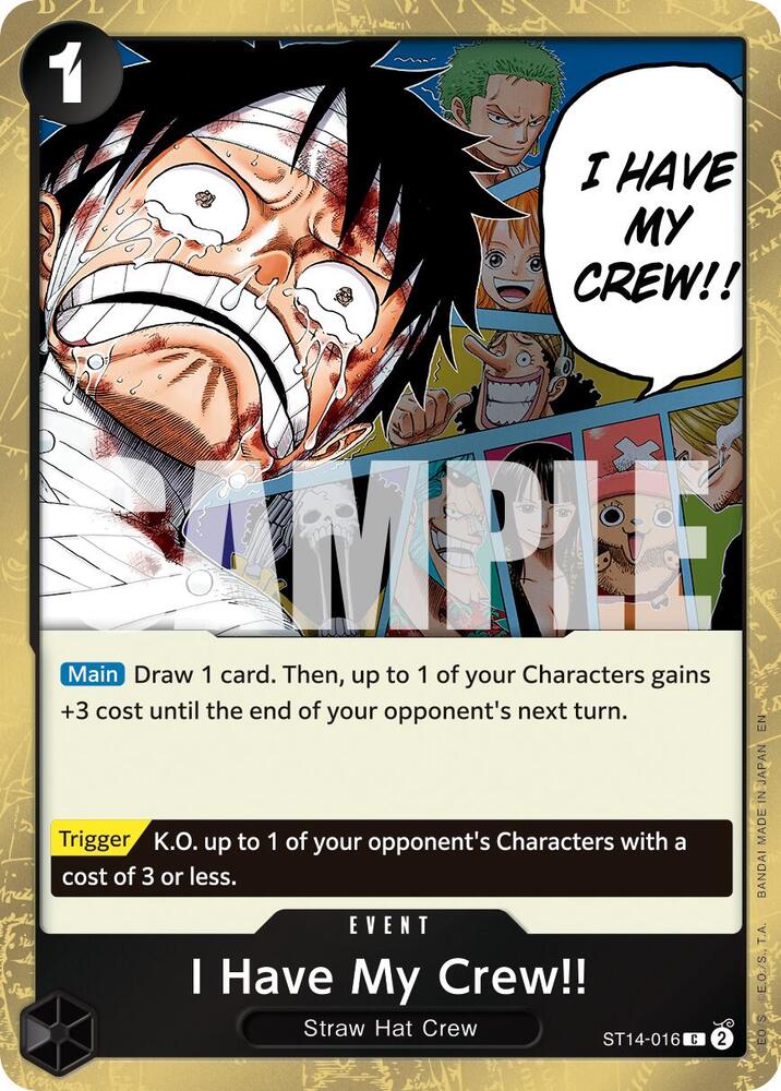 I Have My Crew!! (Pirate Foil)
