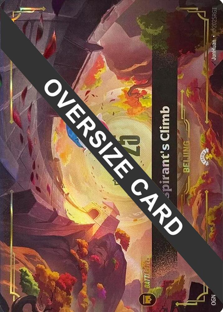Aspirant's Climb (Oversized) [Riftbound Worlds Bundle 2025]