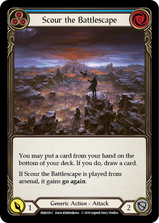 Scour the Battlescape (Blue)