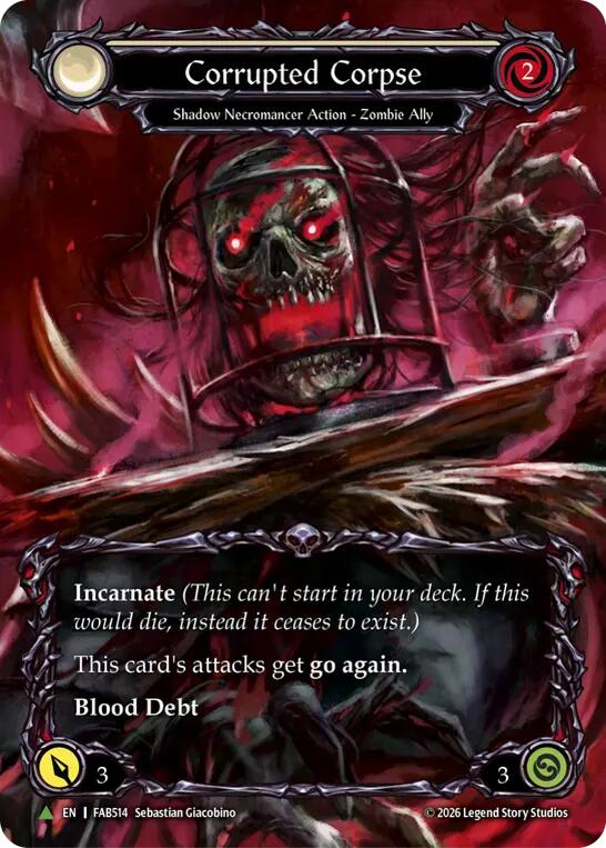 Corrupted Corpse (Marvel) (FAB514) (E) [Flesh and Blood: Promo Cards]