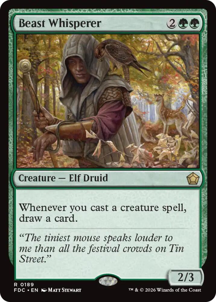 Beast Whisperer [Commander: Foundations]