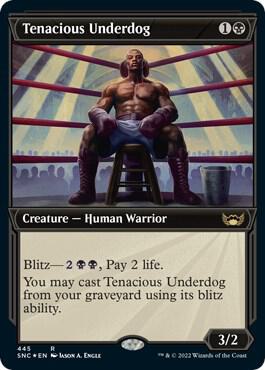 Tenacious Underdog (Showcase) (Foil Etched)