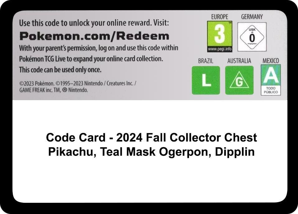 Code Card - Fall 2024 Collector Chest