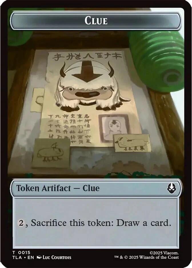 Clue (0015) // spirit (003) Double-Sided Token
