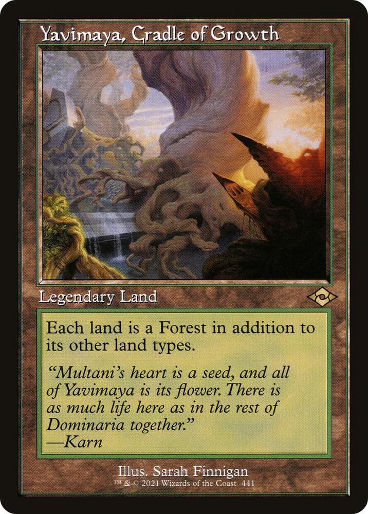 Yavimaya, Cradle of Growth (Retro Frame)