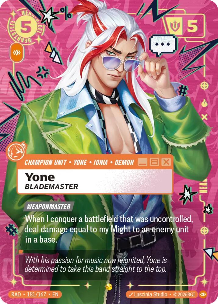 Yone, Blademaster (Heartsteel Overnumbered) [Radiance]