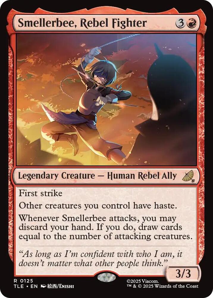Smellerbee, Rebel Fighter