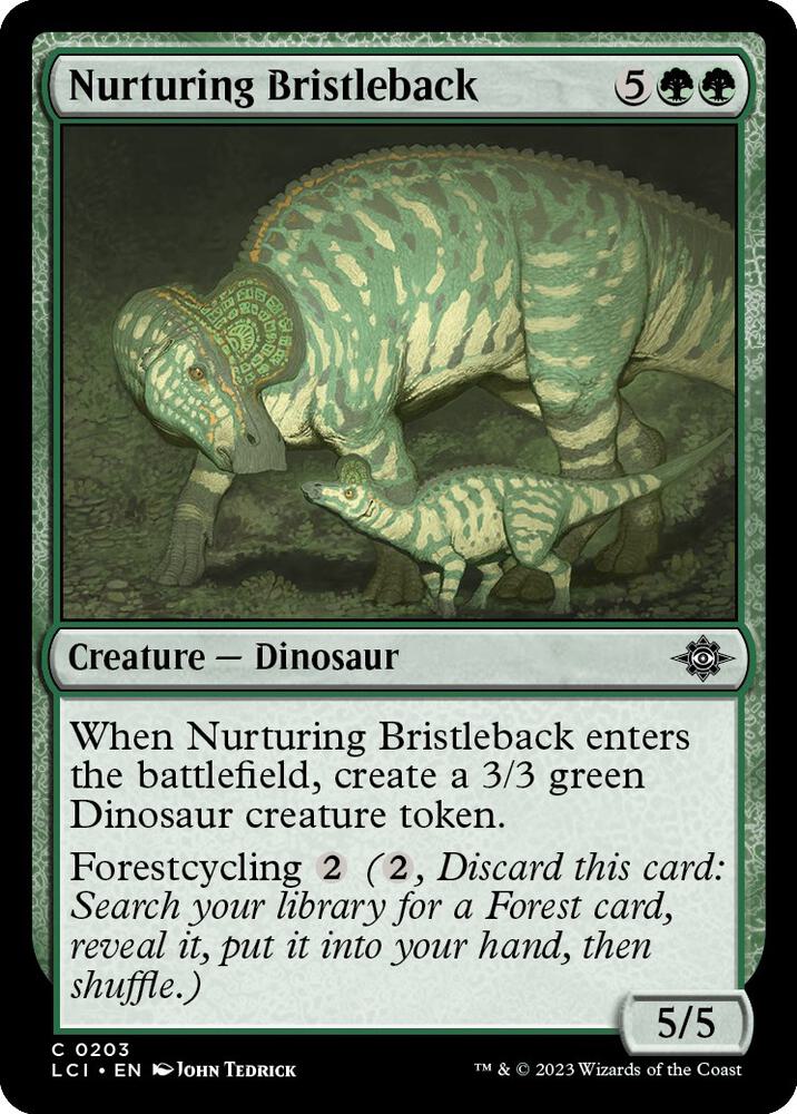 Nurturing Bristleback