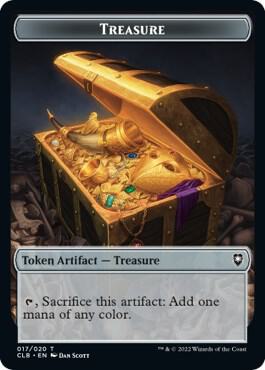 Treasure // Faerie Dragon Double-Sided Token