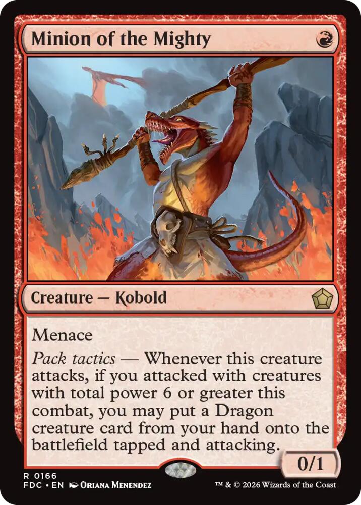 Minion of the Mighty [Commander: Foundations]
