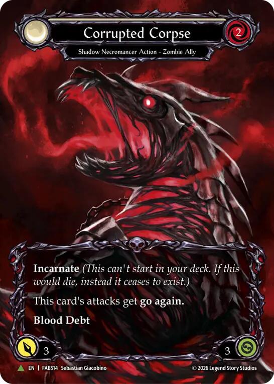 Corrupted Corpse (Marvel) (FAB514) (I) [Flesh and Blood: Promo Cards]