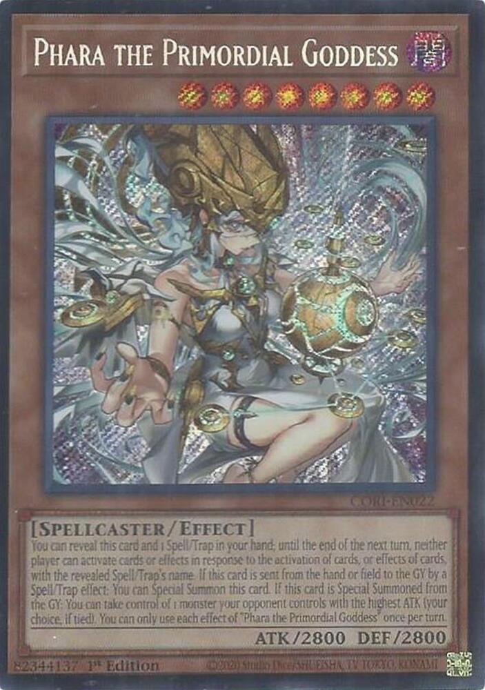 Phara the Primordial Goddess (Secret Rare)
