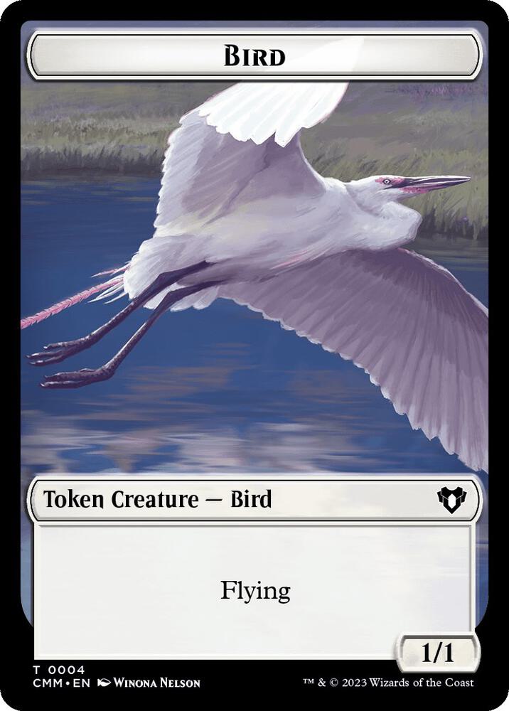 Bird // Demon Double-Sided Token