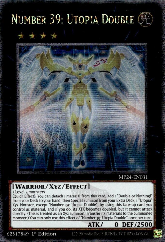 Number 39: Utopia Double (Quarter Century Secret Rare)