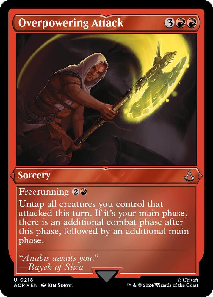 Overpowering Attack (Foil Etched)