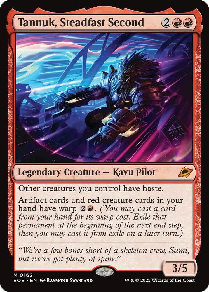 Tannuk, Steadfast Second