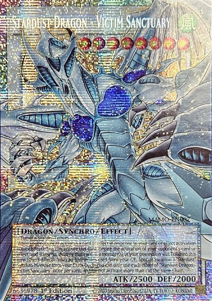 Stardust Dragon - Victim Sanctuary (Starlight Rare) (Extended Art) [Magnificent Monsters]