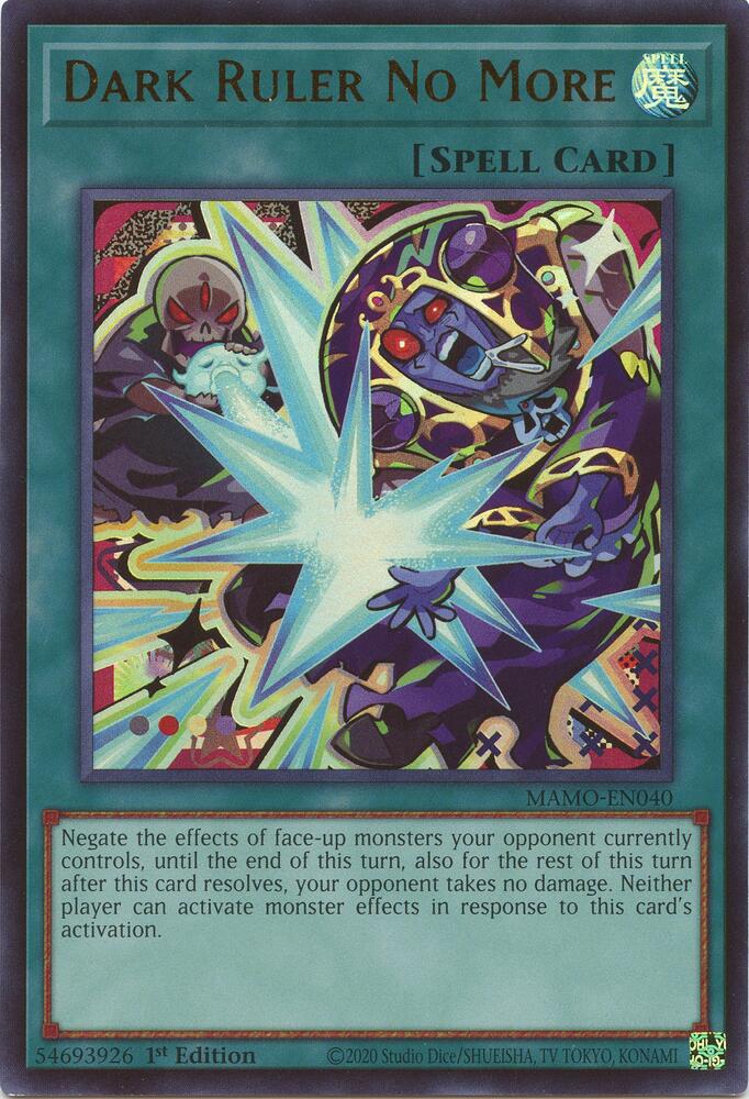 Dark Ruler No More [Magnificent Monsters]