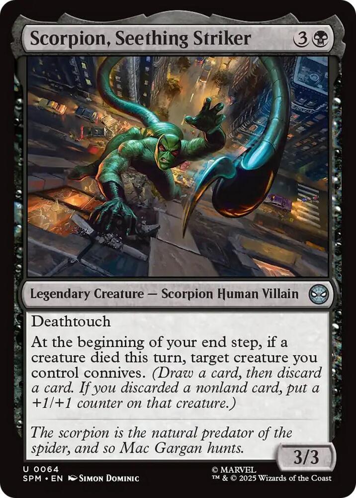 Scorpion, Seething Striker