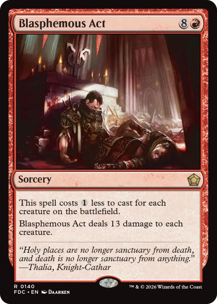 Blasphemous Act [Commander: Foundations]