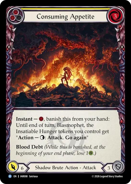 Consuming Appetite [Usurp the Shadow Throne]