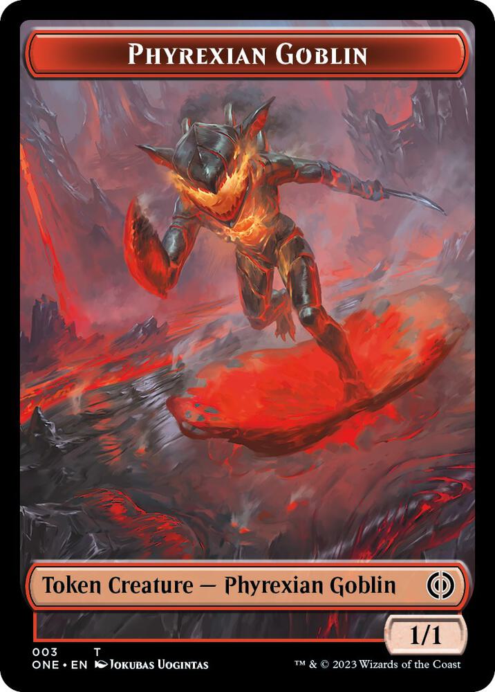 Phyrexian Goblin // Phyrexian Horror Double-Sided Token