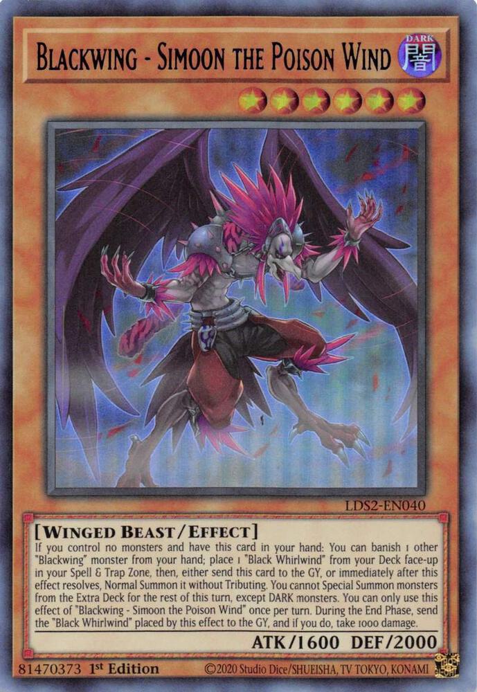 Blackwing - Simoon the Poison Wind (Blue)