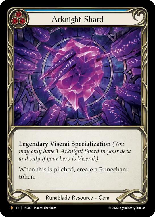 Arknight Shard (Blue) [Usurp the Shadow Throne]
