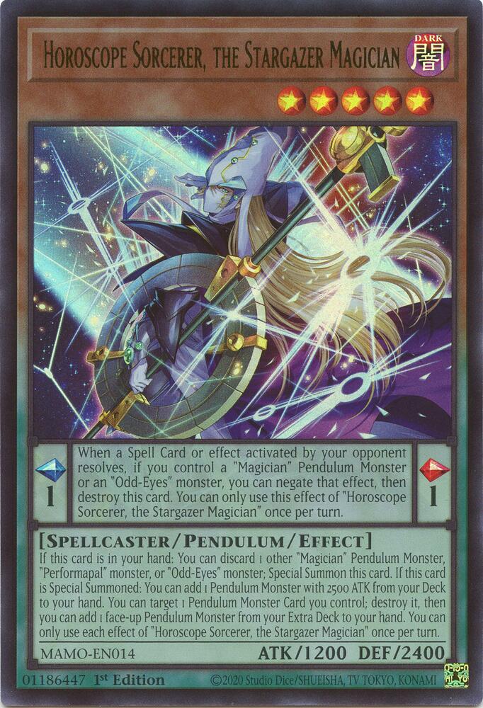 Horoscope Sorcerer, the Stargazer Magician [Magnificent Monsters]