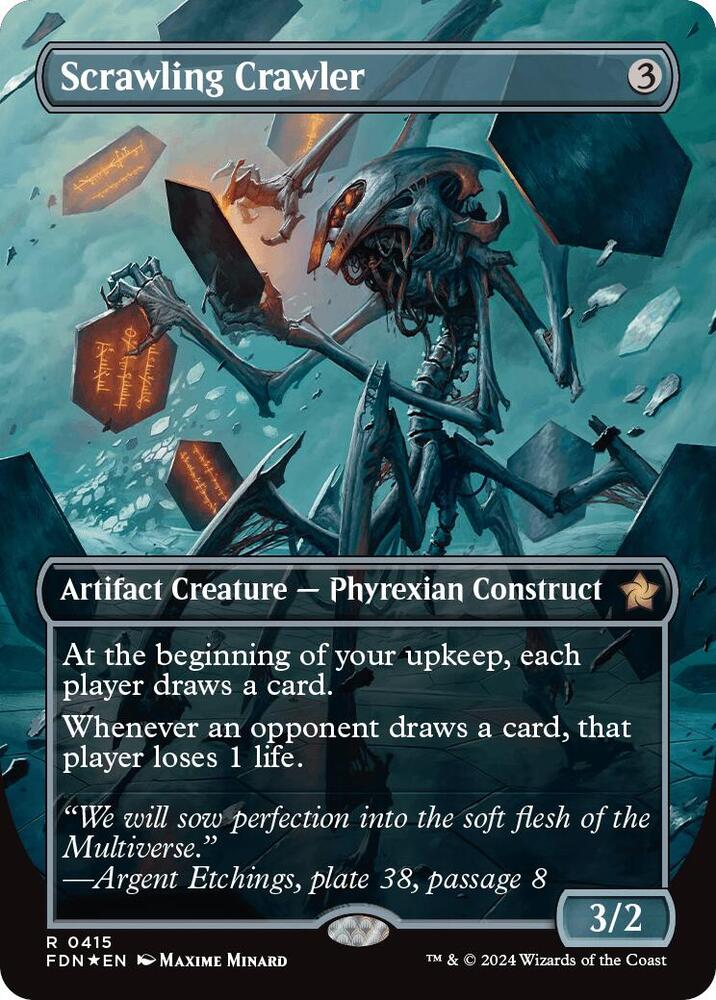 Scrawling Crawler (Borderless) (Mana Foil)