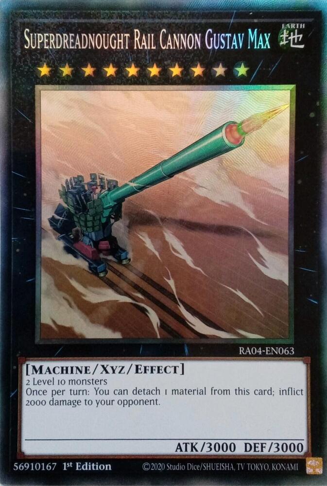 Superdreadnought Rail Cannon Gustav Max (PCR)