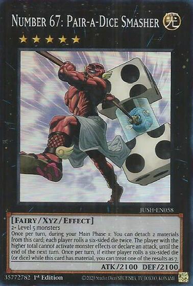 Number 67: Pair-a-Dice Smasher (Super Rare)