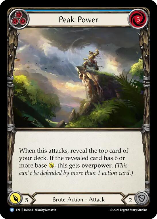Peak Power (Blue) [Usurp the Shadow Throne]