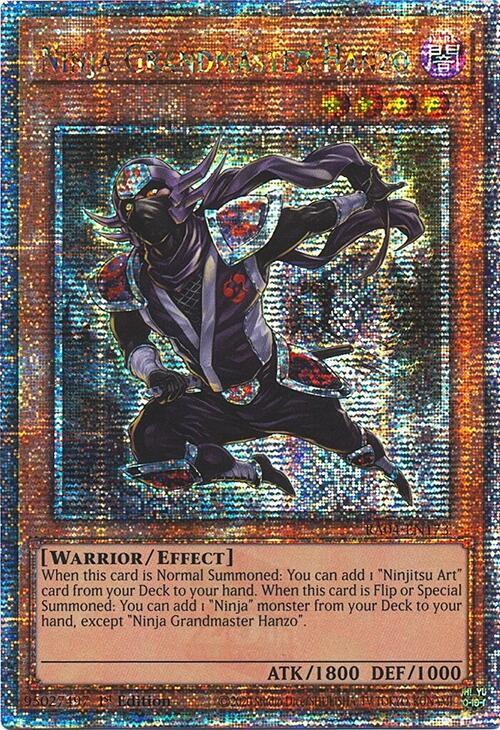 Ninja Grandmaster Hanzo (Quarter Century Secret Rare)