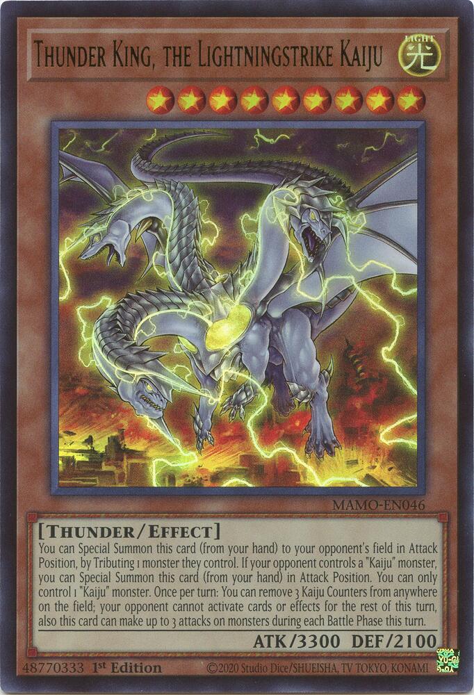 Thunder King, the Lightningstrike Kaiju [Magnificent Monsters]