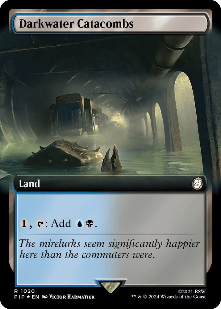 Darkwater Catacombs (Extended Art) (Surge Foil)