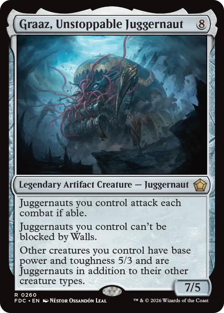 Graaz, Unstoppable Juggernaut [Commander: Foundations]